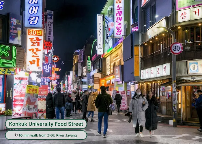 Open Deal! Line 2 And 7 Station Area, Seongsu, Forest, River, Airport Bus 2min ヴィラ *