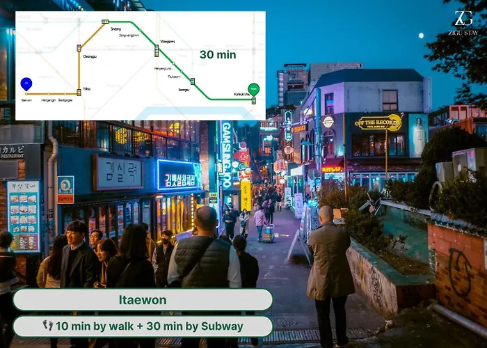Open Deal! Line 2 And 7 Station Area, Seongsu, Forest, River, Airport Bus 2min * ソウル特別市