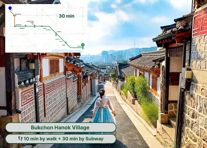 ヴィラ Open Deal! Line 2 And 7 Station Area, Seongsu, Forest, River, Airport Bus 2min *